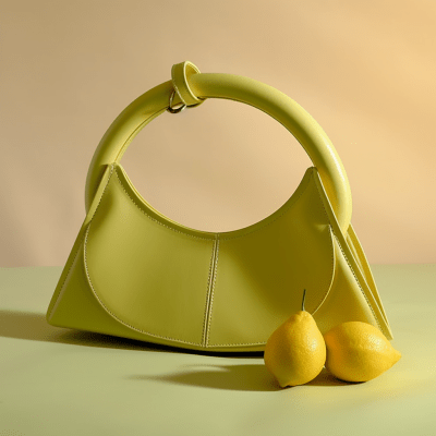 Leather handbag inspired by Jacquemus design by @Dalanda