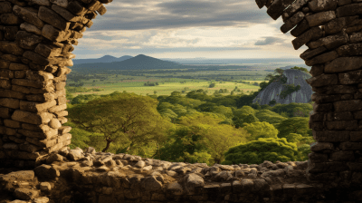 Breathtaking view of Great Zimbabwe’s grandeur from a traveler’s view