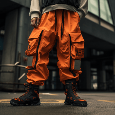 Futuristic streetwear fashion details captured by Canon EOS 5D