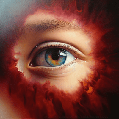 Hyper-realistic oil painting with stunning attention to detail