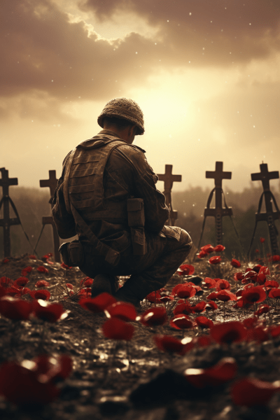 Solemn Remembrance Day tribute to fallen soldiers worldwide