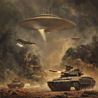 UFO vs Abrams Tank