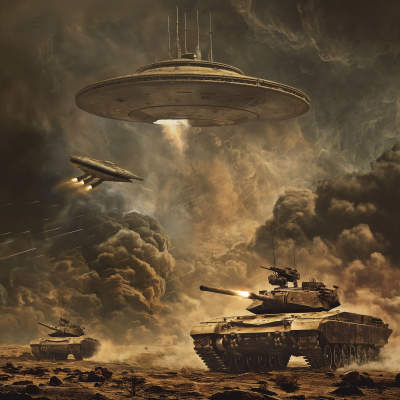UFO vs Abrams Tank