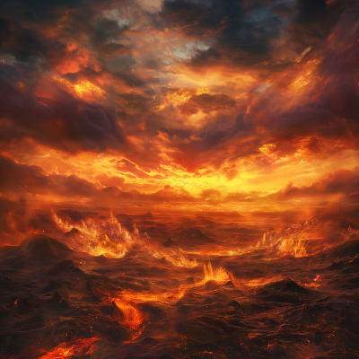 Fiery Landscape