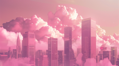 Pink Cityscape