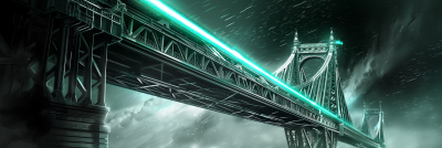Steel Bridge with Laser Beam