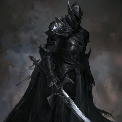 Death Knight in Black Armor
