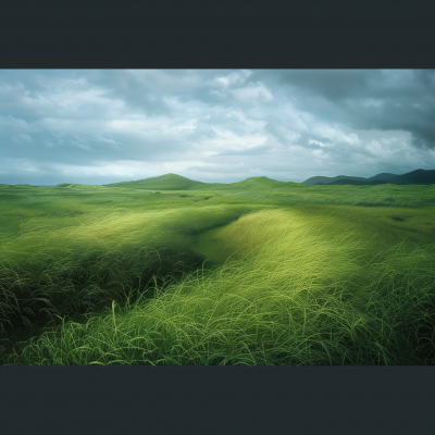 Grassy Field Landscape