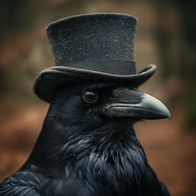 Crow in Top Hat
