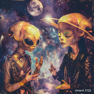 Friendly Aliens and Spiritual Human Album Cover