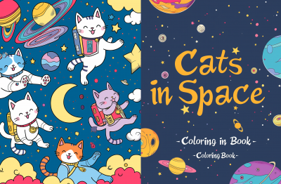 Cats in Space Book Cover