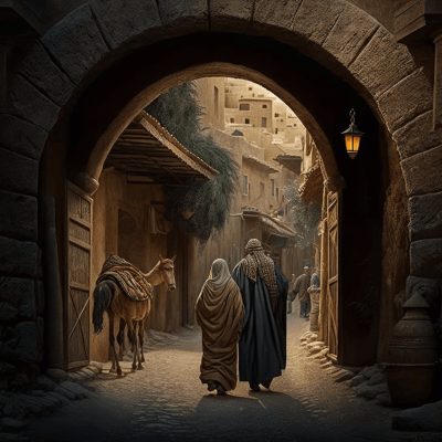 Mary and Joseph in Jerusalem