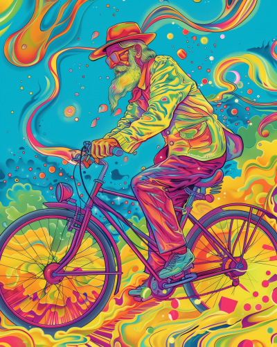 Psychedelic Bicycle Ride