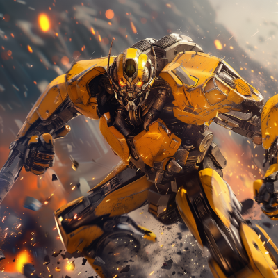 Transformers Bumblebee Transforming