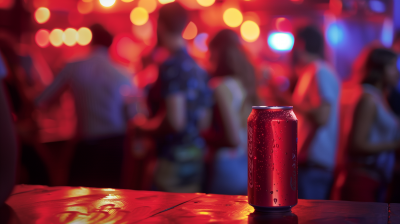 Soda Can in Printworks Nightclub
