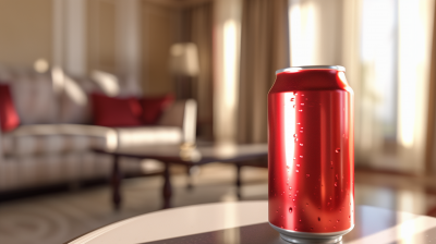 Luxury Hotel Room Soda Can