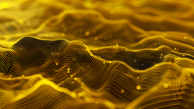 Yellow Data Particle Topography