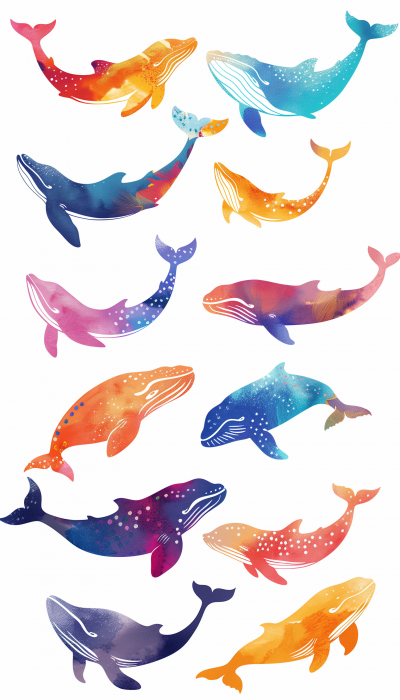 Cute Whale Designs