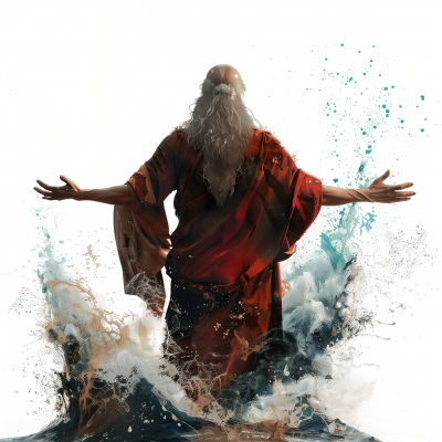 Moses Dividing the Sea