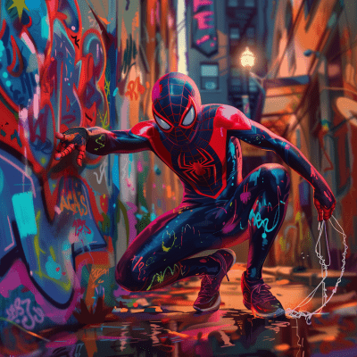Urban Graffiti Spiderman