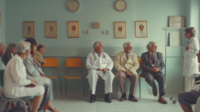 Elderly at Doctor Concept