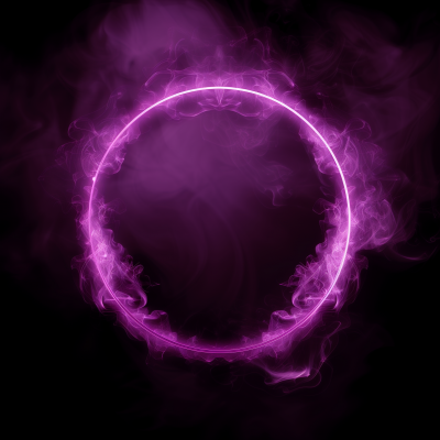 Purple Energy Circles
