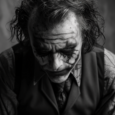The Joker in Black and White