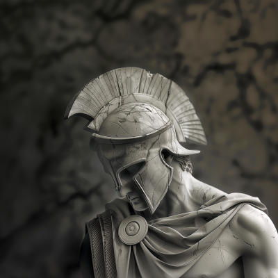 Spartan Warrior Sculpture