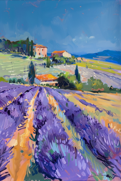 Lavender Fields in Tuscany