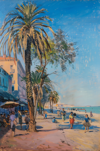 Venice Beach Scene Painting