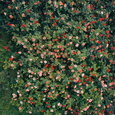 Rose Garden Aerial View