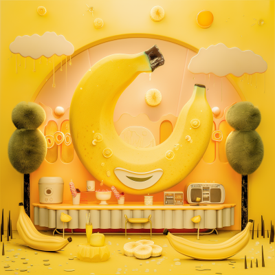 Happy Banana Music Album Cover