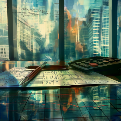 Professional Finance Abstract Illustration