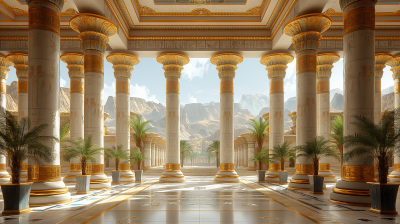 Egyptian Temple Interior
