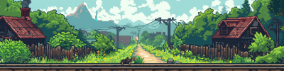 8 Bit Trail to Town Level