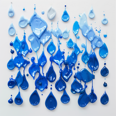 Blue Shades Droplets