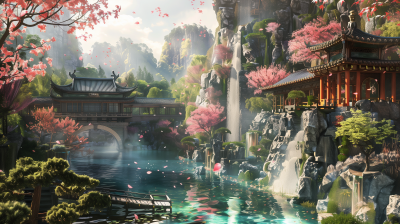 Fantasy Japanese Garden