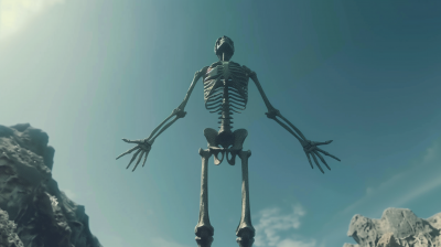 Giant Human Skeleton Growth