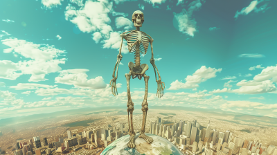 Giant Skeleton on Earth