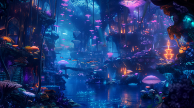 Alien Underwater City