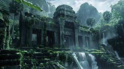 Hidden Temple in the Jungle