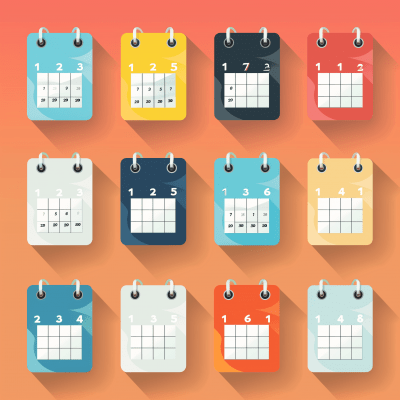 Colorful Calendar Icon
