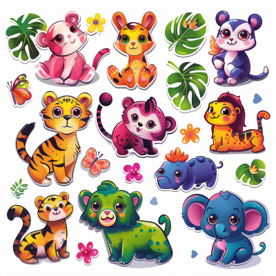 Cute Animal Stickers