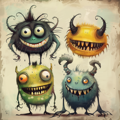 Little Monster Illustrations