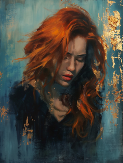 Expressive Oil Painting Portrait