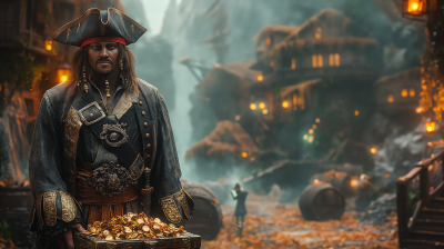 Pirate and Treasure Chest