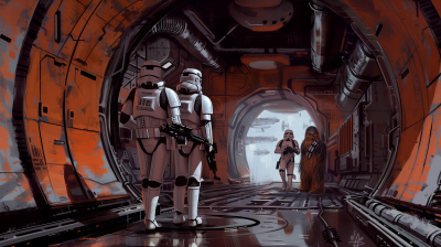 Star Wars Scene Sketch
