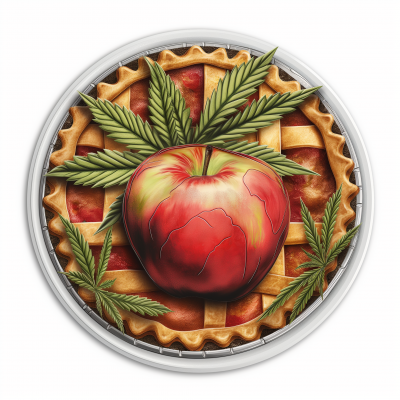 Circle Sticker – Weed Brand
