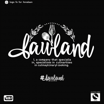 Contemporary Culinary Logo Design for Lauland