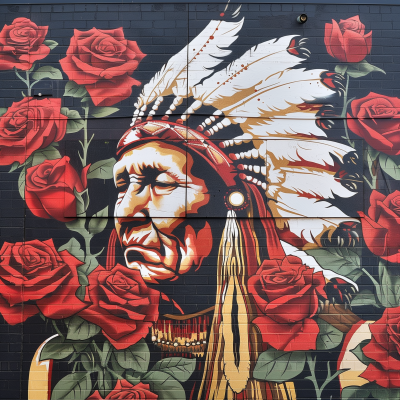 Native American Mural
